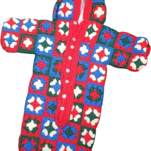 Vintage Granny Square Crochet Sleep Sack Outlet Genuine