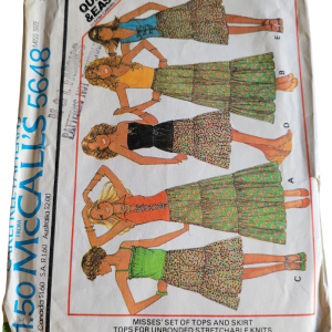 70s Tiered Skirt Sewing Pattern By Mccall's 2025 Cheap Pice