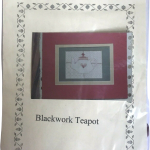 Sam Cloth Designs Blackwork Teapot Counted Cross Stitch Kit Low Pice Fee Shipping Online
