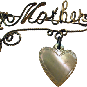 50s Mother Gold Filled Wire Work Brooch Pin Cheap Excellent