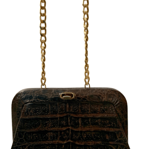 Crocodile Gold Chain Strap Purse Buy Cheap Free Shipping