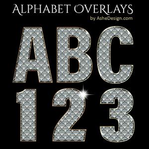 PNG Alphabet Overlays - Diamond Bling Buy Cheap Excellent