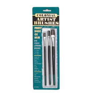 Premier Paint Roller 10106 Flat Artist Brush Set, 3 Piece Free Shipping 2025