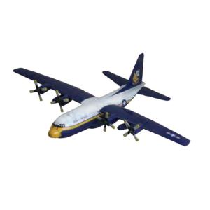 WowToyz - E-Z Build C-130 Fat Albert Blue Angels 1:130 Scale Model Discount Collections