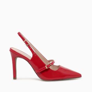 Pura Red Crinkle Leather Supply