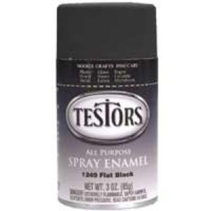 Testors 1249 Hobby & Model Spray Enamel Paint, 3 Oz, Flat Black Cheap Pirce