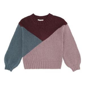 SOFT GALLERY TRICOLOR ESSY KNIT Sale Good Selling