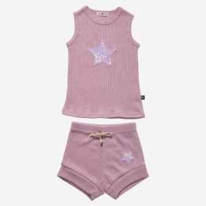 PETITE HAILEY PINK GLITTER STAR SET Free Shipping In China