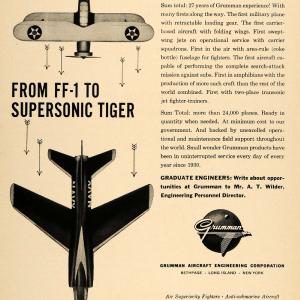 1958 Ad Grumman Aircraft Engineering Planes Employment - ORIGINAL TCE2 Discount View