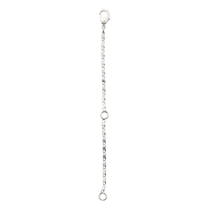 RECYCLED EXTENSION CHAIN, 9 cm, silver-plated Cheapest