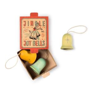 Jingle Joy Bells Wooden Ornament Set Discount Countdown Package