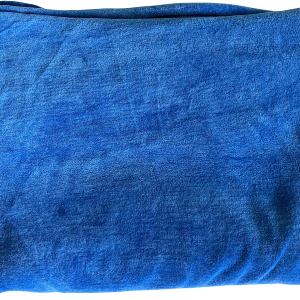 Blue Velour Fabric Stretchy Velvet Sewing Material Mod Fabric Solid Finishline For Sale