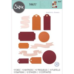 Sizzix - Thinlits Dies - Vintage Tags & Banners Best Wholesale For Sale