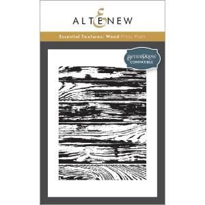 Altenew - Press Plates - Essential Textures: Wood Grey Outlet Store Online
