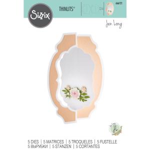 Sizzix - Thinlits Dies - Card Label Get Authentic Cheap Online