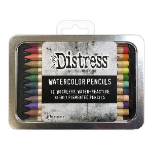 Ranger - Tim Holtz - Distress Watercolor Pencils - Set 4 Discount