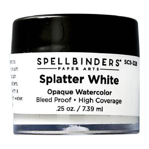Spellbinders - Card Shoppe Essentials - Splatter White Opaque Watercolor With Credit Card Online