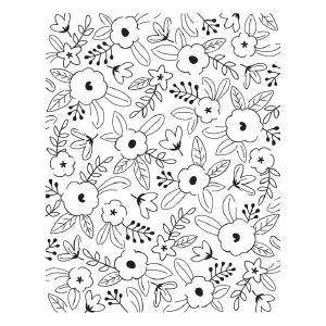 Spellbinders - Let's Celebrate Collection - Press Plate - Floral Celebration Shipping Outlet Store Online