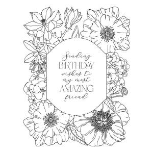 Spellbinders - Mirrored Arch Collection - Press Plate - Mirrored Arch Blooms Outlet Affordable