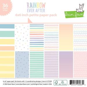 Lawn Fawn - Petite Paper Pack - Rainbow Ever After Sale 2025 Newest