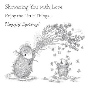 Spellbinders - Spring has Sprung Collection - Cling Stamps - Flower Shower From China Cheap Pice