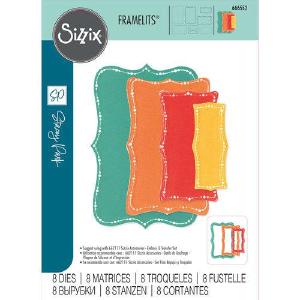 Sizzix - Fanciful Framelits Dies - Doris Dotted Top Note Outlet Store Cheap Pice
