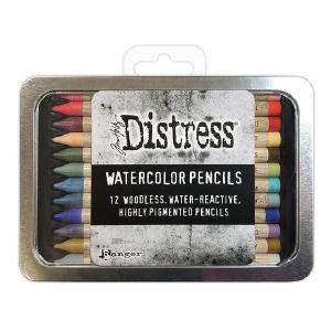 Ranger - Tim Holtz - Distress Watercolor Pencils - Set 6 Cheap Sale Collections