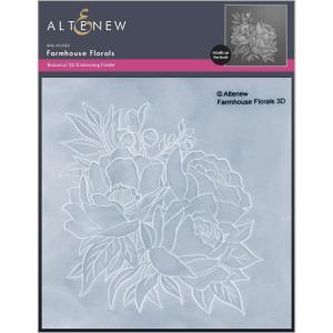 Altenew - 3D Embossing Folder - Farmhouse Florals Cheap Best Seller