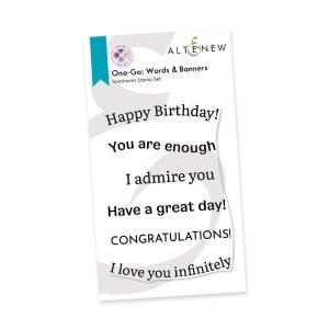 Altenew - Clear Stamps - One-Go: Words & Banners Outlet Where Can You Find
