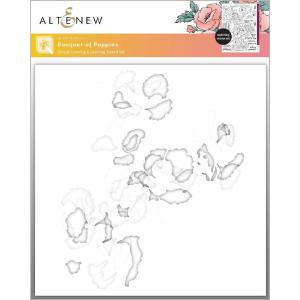 Altenew - Stencils - Bouquet of Poppies Real For Sale