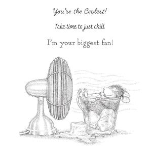 Spellbinders - House-Mouse Summer Fun Collection - Cling Stamps - Stay Cool Cheap Best Seller