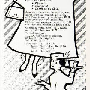 1956 Ad KLM Netherlands Airline Passenger Traveler Air Hostess Flight VEN6 Huge Surprise Cheap Pice