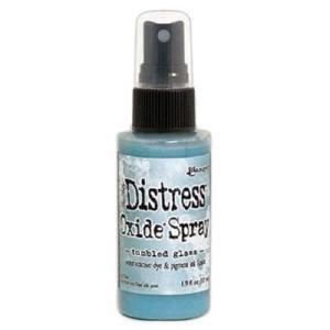 Tim Holtz Distress Oxide Spray Tumbled Glass Free Shipping For Sale