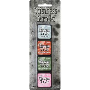 Tim Holtz Distress Mini Ink Pads 4/Pkg Kit 16 Discount Pay With Visa