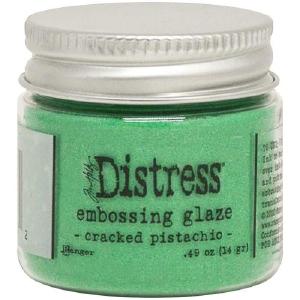 Tim Holtz Distress Embossing Glaze Cracked Pistachio Free Shipping Marketable