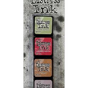Tim Holtz Distress Mini Ink Pads 4/Pkg KIT 11    -DISTRESS MINI KITS Sale 2025