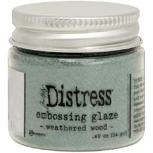 Tim Holtz Distress Embossing Glaze Weathered Wood Clearance 100% Original