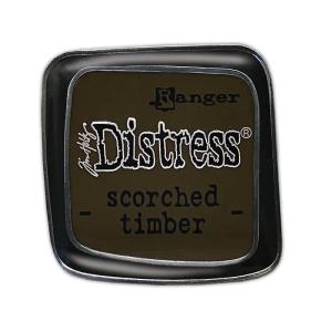 Tim Holtz Distress Enamel Collector Pin Scorched Timber January 2024 Sale Genuine