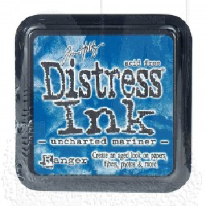 Tim Holtz Distress Ink Pad New Colour 3"X3" Uncharted Mariner JUNE COLOUR 2022 Clearance Explore