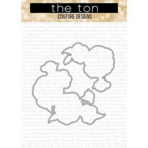 The Ton Stamps Bright Pansies Clusters Coordinating Dies Professional Online