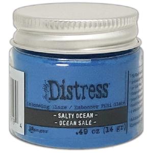 Tim Holtz Distress Embossing Glaze Salty Ocean Outlet 100% Authentic