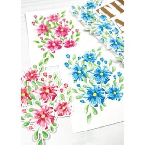 The Ton Stamps Posy Bouquet Layering Stencils Excellent Sale Online