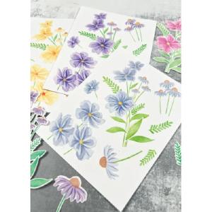 The Ton Stamps Wildflower Bouquet Builder Stencils Outlet Affordable