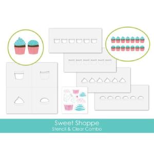 Taylored Expressions SWEET SHOPPE STENCIL, Stamp & Dies COMBO Eastbay Online