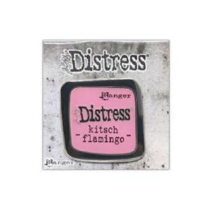 Tim Holtz Distress Enamel Pin February KITSCH FLAMINGO Free Shipping Perfect