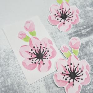 The Ton Stamps Mini Cherry Blossoms Stencils* Discount How Much