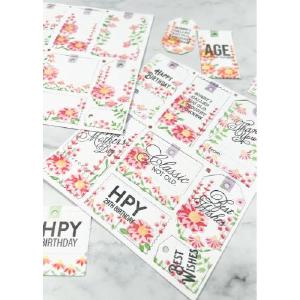 The Ton Stamps Floral Tags Stencils Nicekicks Online