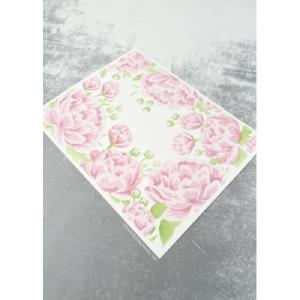 The Ton Stamps Peony Border Layering Stencils Free Shipping Hot Sale