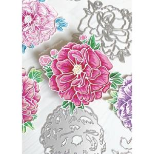The Ton Lovely Peony Layering Dies Clearance High Quality