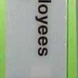 Hy-Ko D-2 Sign Deco Employ Only 3" X 9" Genuine Cheap Pice